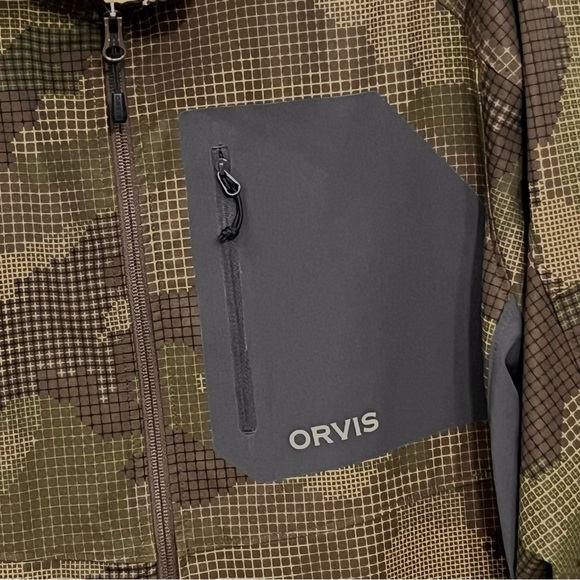 Orvis Pro Jacket Mens Camo Softshell Lightweight Breathability Sz L NWOT - Picture 4 of 13